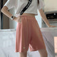 Wide Leg Pants Women's Summer Loose Large Size Casual Shorts Medium Tube Five Points Sports Pants Trend