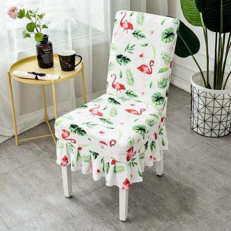 Printing chair cover Slipcovers  Removable Dining seat Covers Hotel Banquet restaurant