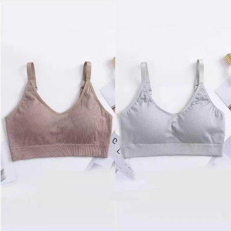 Two-piece Sports Beauty Back Tube Top No Steel Ring Camisole Gathered Anti-shrinking Wrap Chest Can Be Worn Outside Women's Underwear Bra