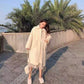 Han Fan Fashion Temperament All-match Loose and Velvet Warm Mid-length Imitation Lamb Wool Coat Women with Bag
