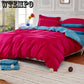 Solid Color Four-piece Bedding Set Flax Suitable for Bed Household Adult Children Students