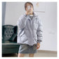Thick White Duck Down Jacket Ladies Short Stand-up Collar Niche Korean Style