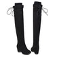 Autumn Winter Increase Wedge Heel Over Knee Boots Women's Stretch Suede High Boots