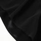 ChiffonTurn-down Collar 3/4 Sleeved Dress Spring and Autumn Large Size Loose Above Knee Length Buttons Color Stitching