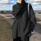 Pofulove Black Turtleneck Women's Loose Winter Pullover Bottoming Shirt Autumn Thick Wearing
