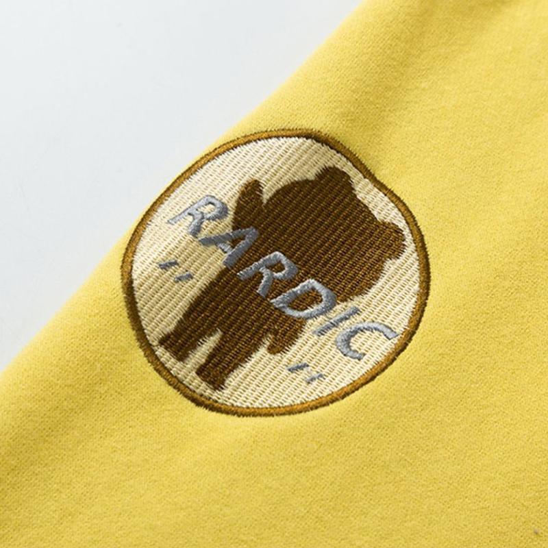 Little Bear White Sweater Female Spring and Autumn Thin Round Neck Loose Middle School Student Jacket + Bag
