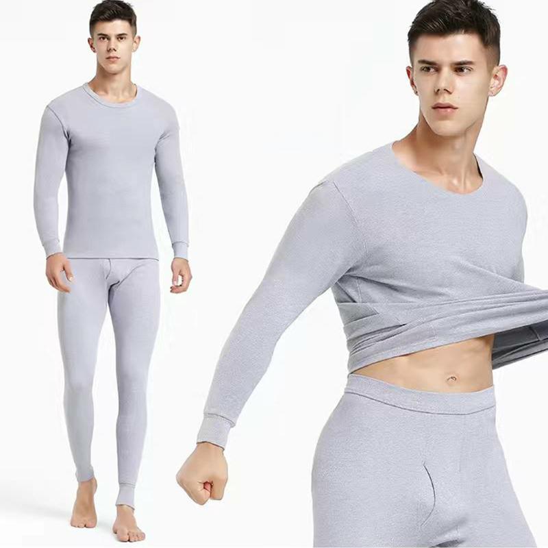 Men Winter Thermal Underwear Male Autumn Clothes Tight Suit Thicken Windproof Comfortable Soft Lining Long Sleeve High Elasticity Wearable Versatile