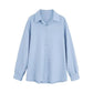 Loosely Stacked White Shirts Are Thin Design Niche Tops Chiffon Shirts Women's Summer Work Wear Stand-up Collar Casual Shirts