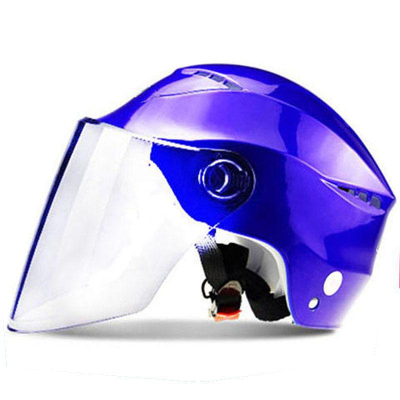 Electric Bicycle Female Helmet Summer Sunscreen Male Half Helmet Anti-ultraviolet Sunshade All Seasons Lightweight Non-motorcycle Helmet