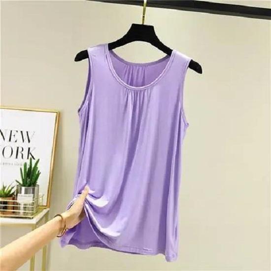Multicolor Women T- Shirt Sleeveless  Blouses Casual Tops  Loose size
