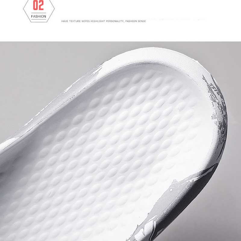 Summer Slippers Men's Flip Flops Thick Bottom Soft Bottom Home Non-slip Slippers Outdoor Beach