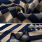 Autumn Winter Plaid Knitted Dress Women's Long  Bottoming Sweater Dress Slim High Neck Pullover Sweater with Sashes
