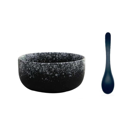 Japanese-style Ceramic Bowl Creative Tableware Household Rice Bowl Noodle Bowl Student Instant Noodle Bowl Big Bowl Soup Bowl Fruit Bowl