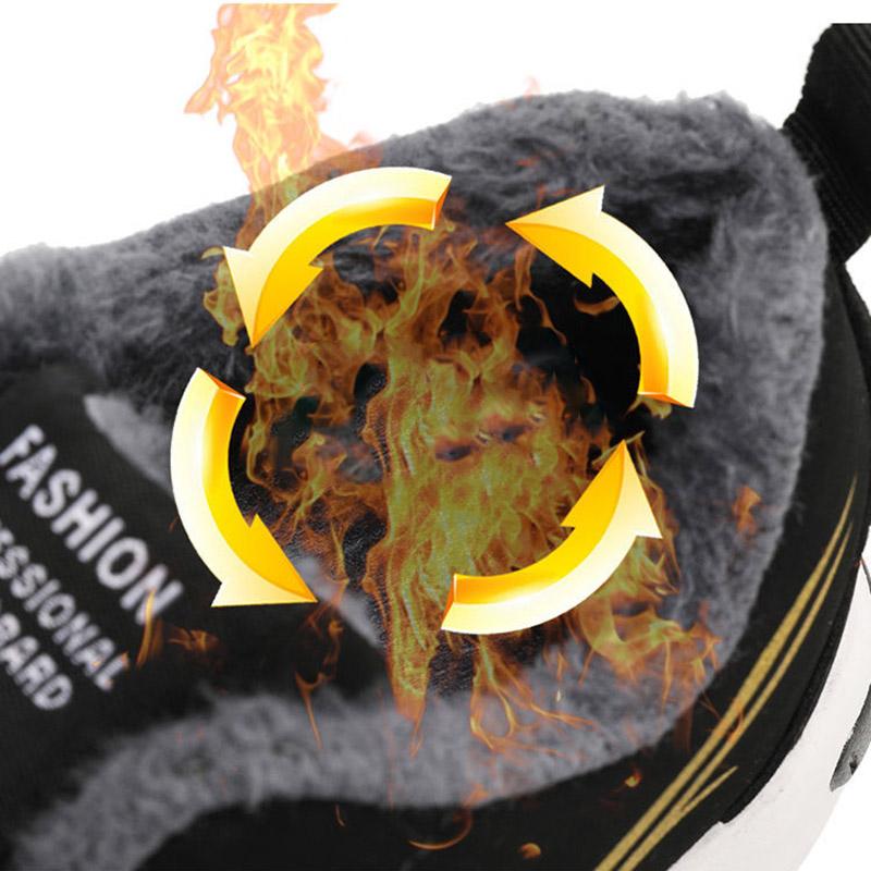 Autumn and Winter Men's Shoes Plus Velvet Warm Cotton Shoes Non-slip Soft Bottom Sports Casual Shoes All-match