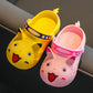 Baby Slippers Girls Boys Summer Soft Sole Solid Color Casual Slipper Anti-slip Cartoon Dual Purpose Sandals Beach Sandals