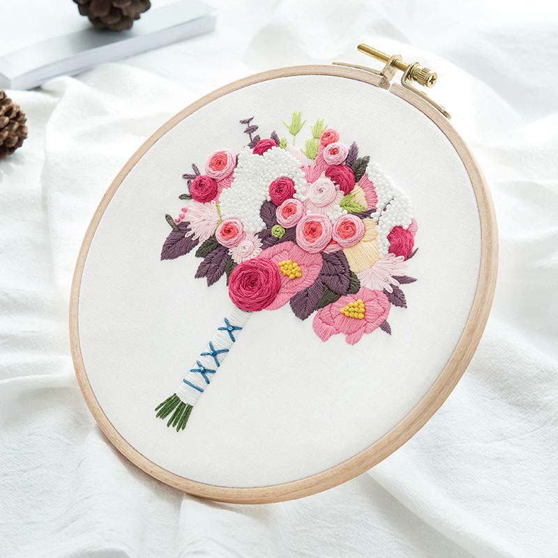 Three-dimensional Embroidery Diy Student Handmade Creative Adult Material Package French Ribbon Embroidery Su Embroidery Beginner Kit