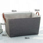 Household Woven Basket Large Size Dirty Clothes Storage Basket Toy Snack Storage Box