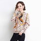 Bohemia Floral Crew Neck Woolen Sweater Women Long Sleeve Warm Printed Cashmere Sweater Knitted Jumper Tops