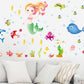 Cartoon wall sticker creative children room wall decoration bathroom tile waterproof wallpaper