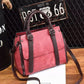 Woman bag European and American Shoulder Handbag Trendy wild Patent leather bag Genuine Leather