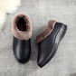 Women's Winter Large Size Cotton Shoes Plus Velvet Thick Cotton Shoes PU Surface Waterproof Non Slip Flat Snow Shoes