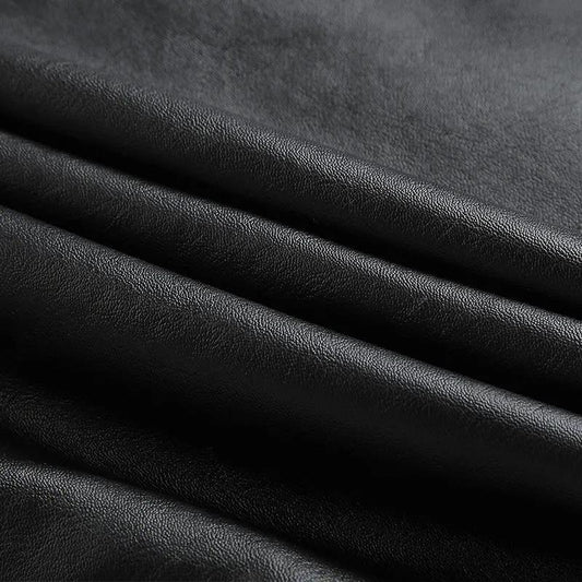 Men's Leather Jacket Jacket Suit Spring and Autumn Slim Business Casual Men's Suit Thickened Motorcycle Suit Leather Jacket
