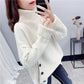 Sweater Turtleneck Plus Size Women's Fat Mm Loose and Thin Knitted Top
