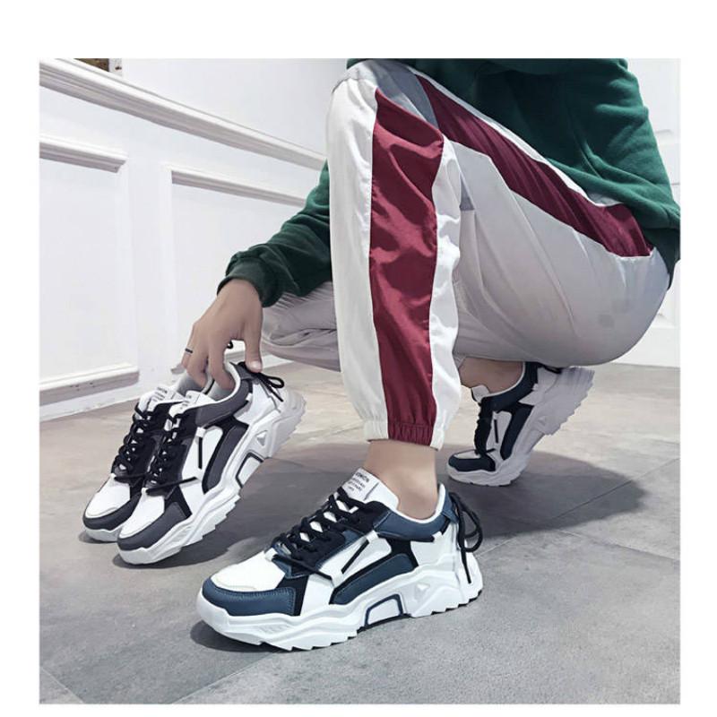 Men's shoes Sports Korean leisure students Wild personality Platform shoes running sneakers