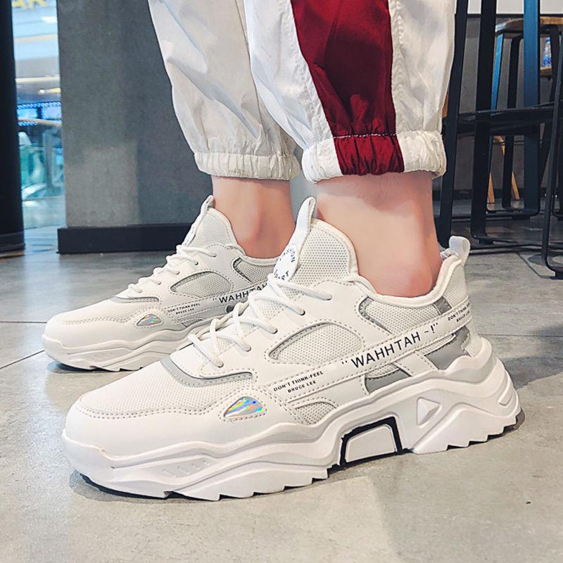 Men's casual shoes summer lightweight dad shoes men's breathable basketball sneakers running shoes