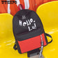 New Backpack Patchwork Backpack Women Canvas Backpack School Women Travel Bag