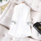 Casual Thin Women's Suit Jacket with Thin Sleeves and Thin Breathable Suit Jacket Women's Casual Temperament Jacket Elegant Blazer