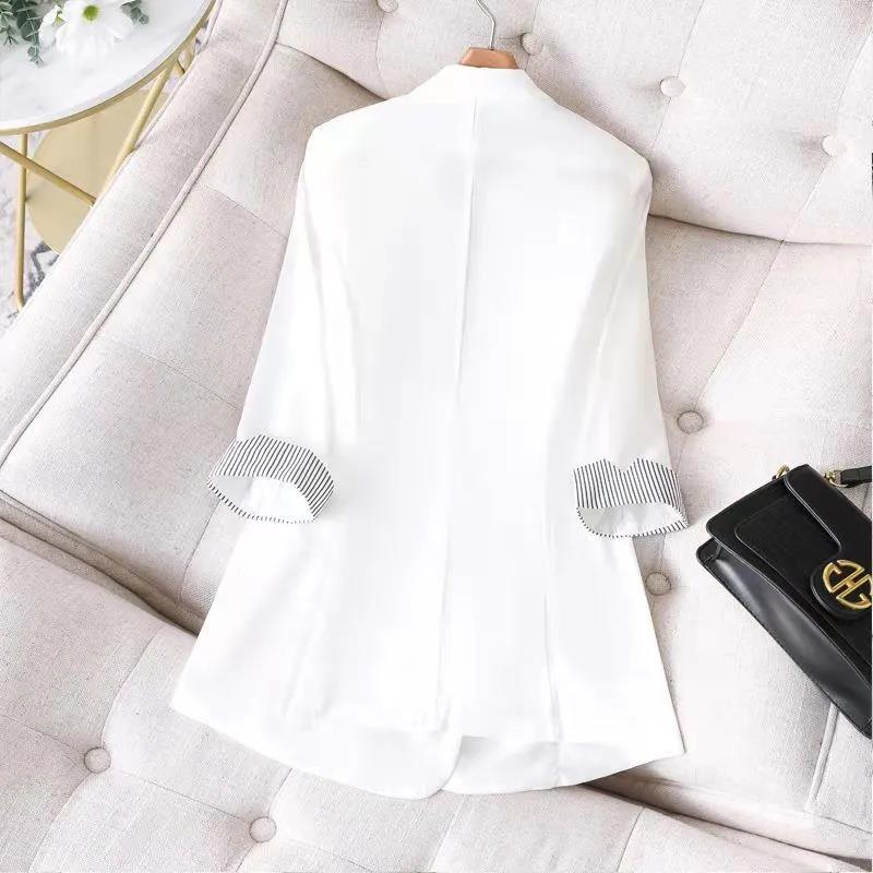 Casual Thin Women's Suit Jacket with Thin Sleeves and Thin Breathable Suit Jacket Women's Casual Temperament Jacket Elegant Blazer