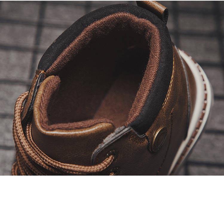 Martin Boots Men's Boots Autumn Winter Desert Men's Shoes Leather Military Boots Mens Boots Leather