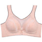 Comfortable Solid Color Cotton No Steel Ring Thin Tank Top Push Up Bra Large Size Full Cup Tube Top Breathable Bra