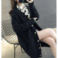 Sweater Coat Women's Autumn Korean-style Loose-Fit Mid-length Outdoor Knitted Cardigan