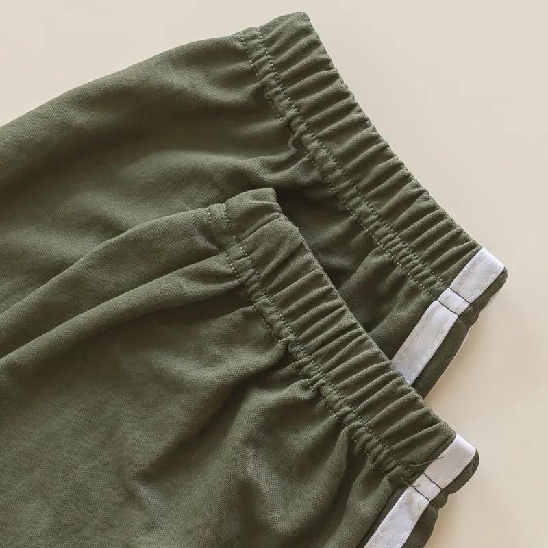 Sports Pants Women's Summer Thin Cotton Beam Feet Students Loose and Thin Korean Ins Tide Ice Silk Leisure