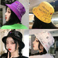 Unisex Alphabet Graffiti Print Fisherman Hat Outdoor Sunshade Fishing Hat Casual Cotton Bucket Hat
