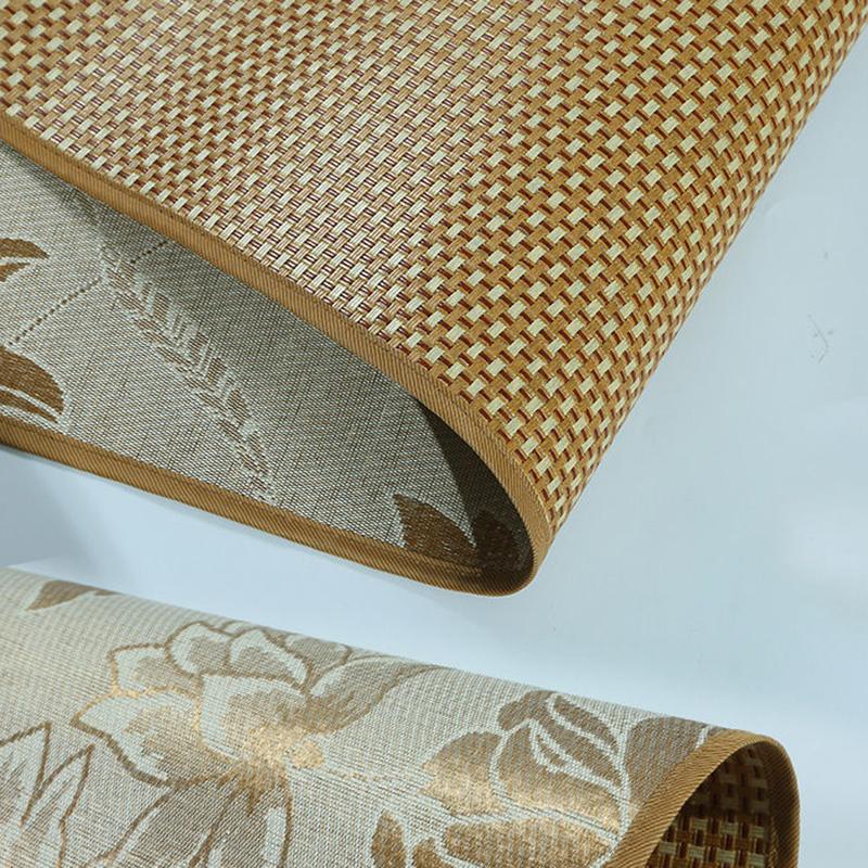 Double-sided Ice Silk Mat Sofa Cushion Rattan Mat Summer Bamboo Mat Student Car Seat Double-sided Mat Mat