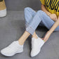 Spring White Shoes Female Students Running Breathable Comfortable Mesh Shoes All-match Casual Sports Shoes