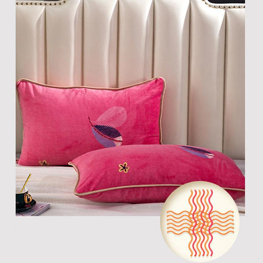 Thickened Milk Velvet Pillowcase Winter Crystal Velvet Pillowcase Warm Flannel Pillowcase
