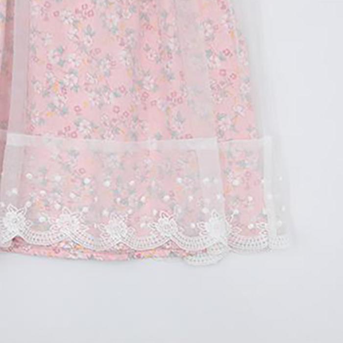 Summer Girls Tutu Dress Baby Dress Kids Dress Children Vestidos Toddler Dress See Through Mesh Patch 2 To 7 Yrs
