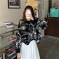 Autumn  Winter Korean Style Loose Thick Knit Sweater Irregular Pullover Short Long Sleeve Sweater Top Women