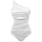 One Shoulder Swimsuit 2019 Mujer One Piece Swimwear Monokini Women 'S Swimming Suit Bnadage Bodysuit