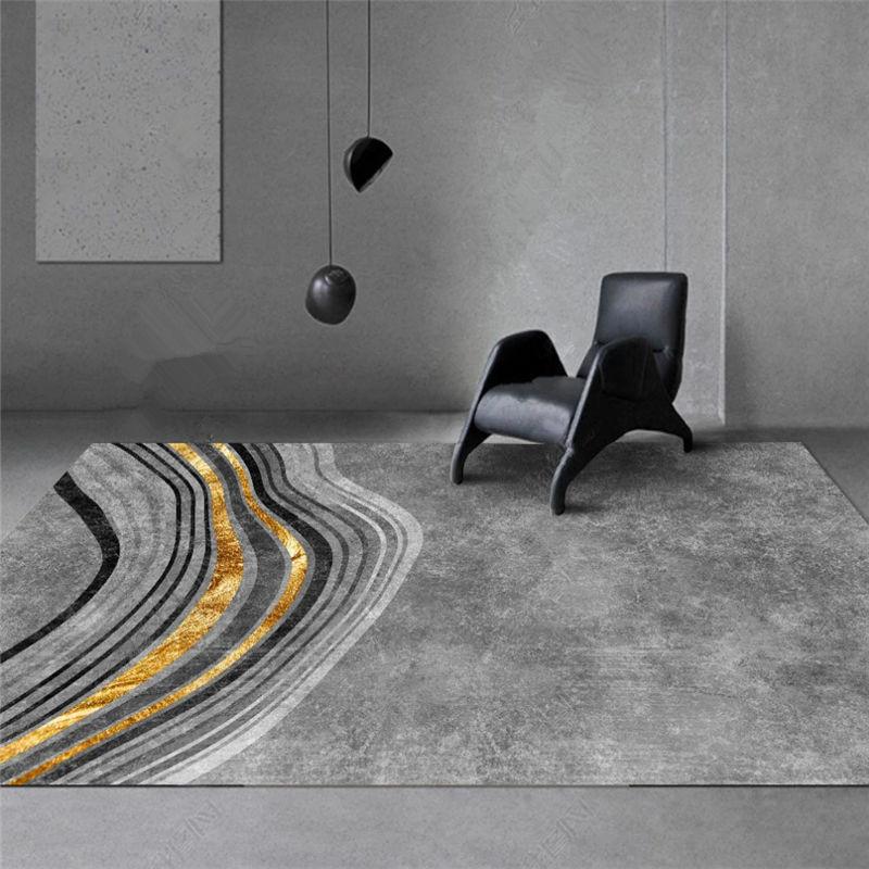 Living Room Sofa Coffee Table Cushion Nordic Minimalist Carpet Modern Geometric Home Bedroom Bedside Carpet