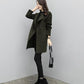 Autumn and Winter Women's Mid-length Woolen Coat Fashionable Large Size Woolen Coat Loose Small Woolen Coat