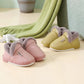 Waterproof Cotton Drag Winter Warmth PU Waterproof Non-slip Indoor Home Bag with Cotton Shoes To Keep Warm Soft and Comfortable