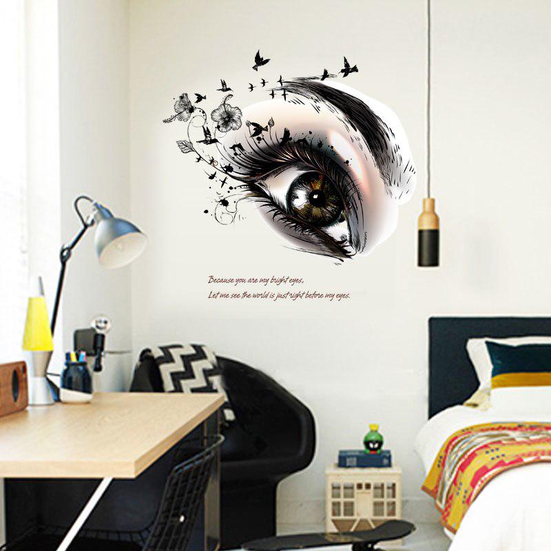 Stickers Wall Stickers European and American Style Eye Wall Stickers Living Room TV Sofa Background Decoration Home Decoration