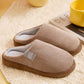 Winter Couples Home Bedroom Household Cotton Mopping Women's Warm Non-slip Plush Cotton Shoes