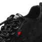 Summer Black Men's Leather Shoes Crocodile Pattern Leather Casual Men's Sneakers Men's Waterproof Work Shoes