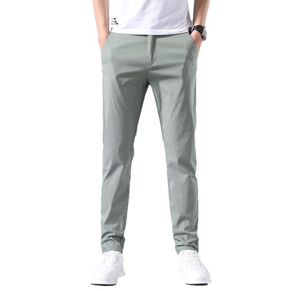 Spring Casual Pants Men's Slim Straight Trousers Youth All-match Men's Trousers